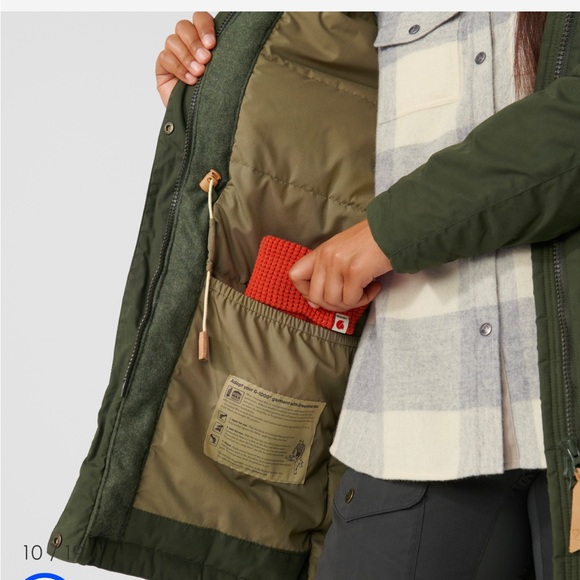 FJALLRAVEN G-1000 SINGI WOOL PADDED PARKA - Picture 11 of 16